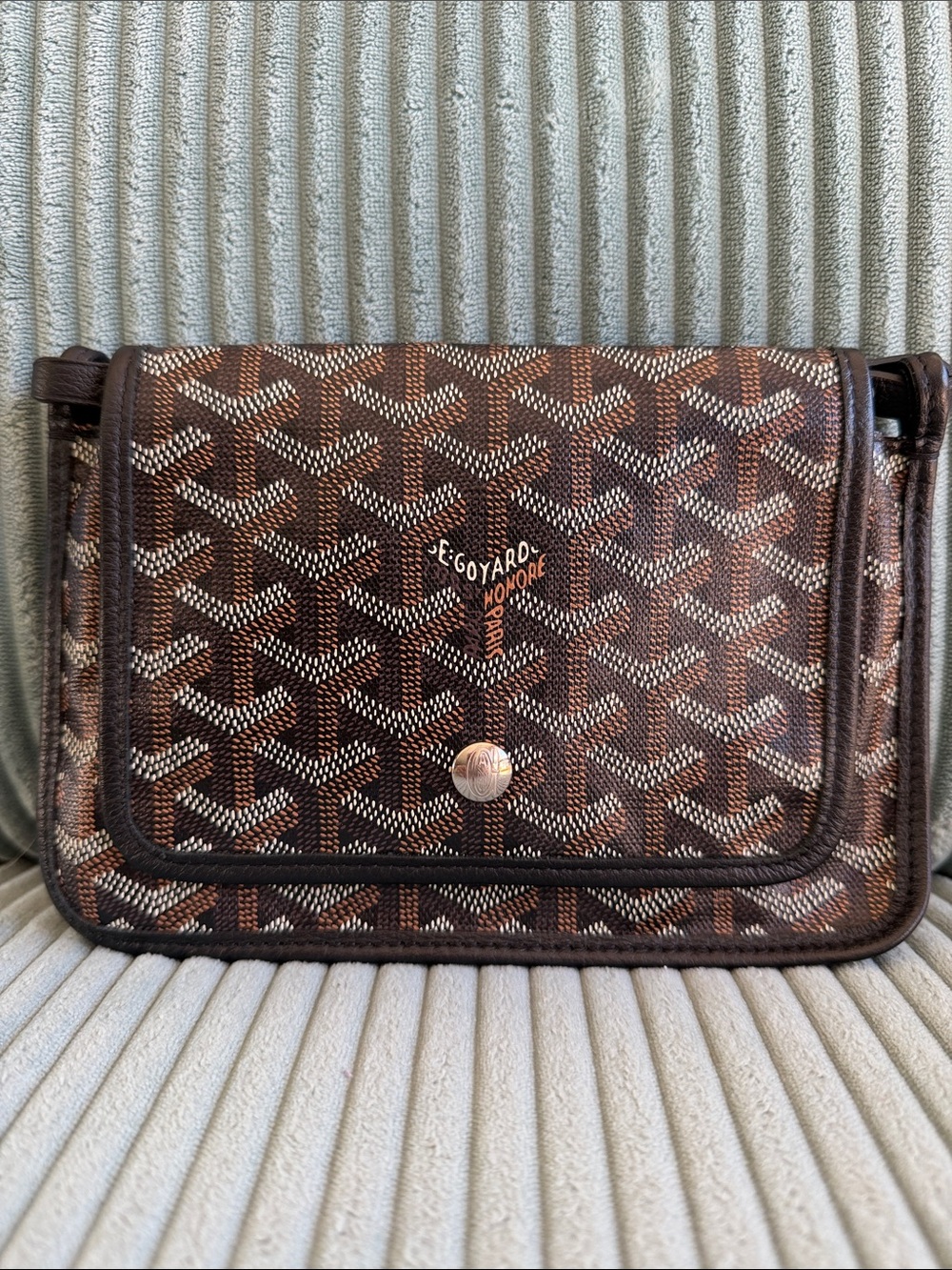 Goyard Plumet Crossbody Bag - Black/Brown